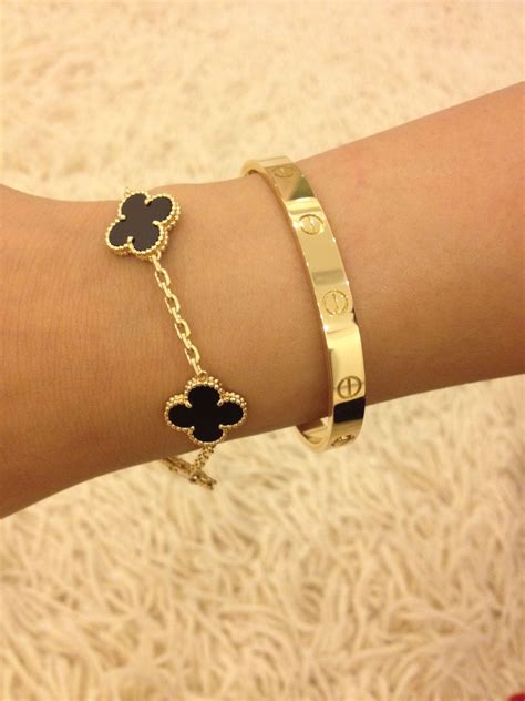 cartier bracelet clover|affordable cartier love bracelets uk.